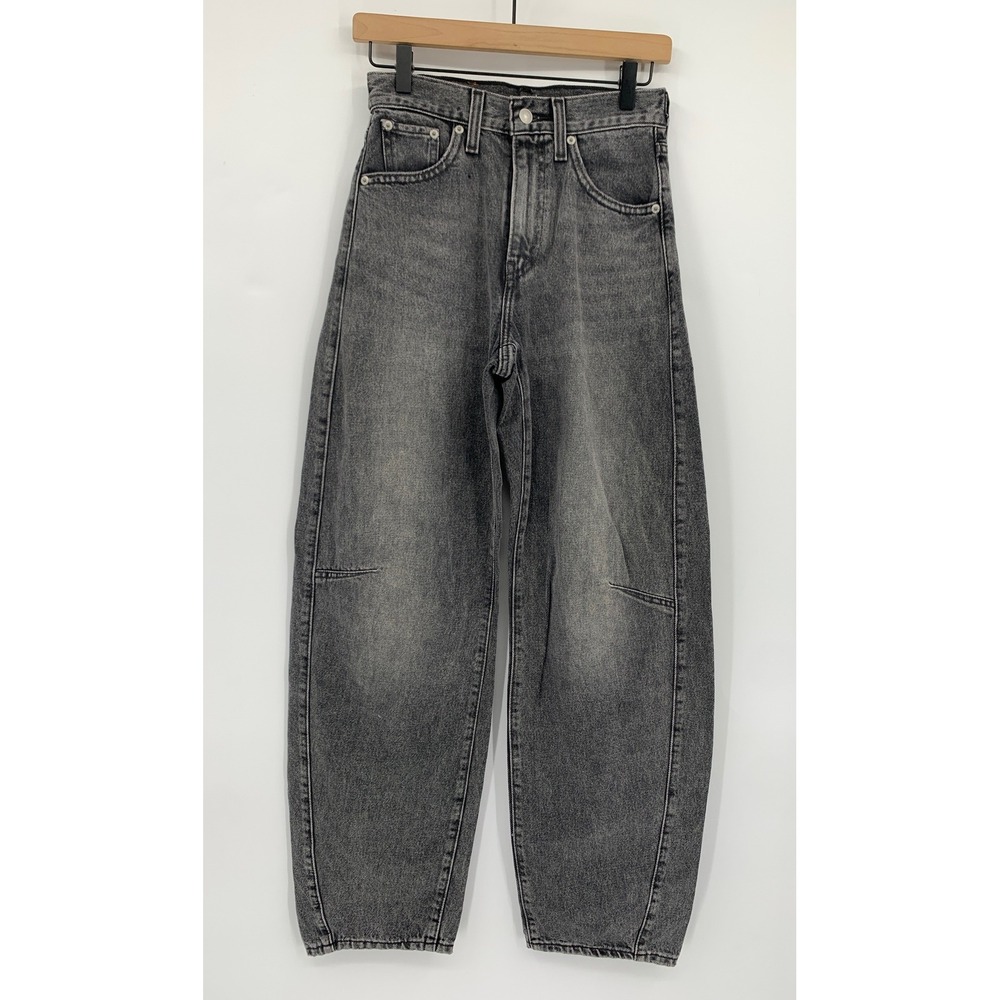 Levis Cinch Barrel Jeans Women 25 Wide Leg 100% Cotton Denim Pants